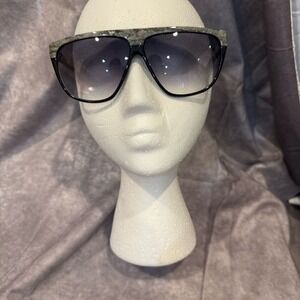 Laura Biagiotti sunglasses Black gray Marble vintage-Nice!